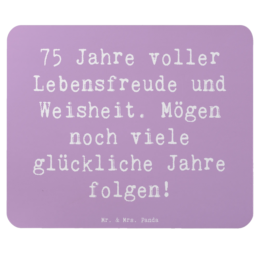 Mauspad Spruch 75. Geburtstag Lebensfreude Mauspad Büro, Mousepad, Arbeitszimmer, Büroausstattung, Mausunterlage, Einzigartiges Mauspad, Mauspad, Designer Mauspad, Computer zubehör, PC Zubehör, Geburtstag, Geburtstagsgeschenk, Geschenk