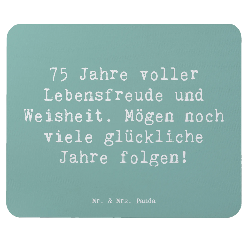 Mauspad Spruch 75. Geburtstag Lebensfreude Mauspad Büro, Mousepad, Arbeitszimmer, Büroausstattung, Mausunterlage, Einzigartiges Mauspad, Mauspad, Designer Mauspad, Computer zubehör, PC Zubehör, Geburtstag, Geburtstagsgeschenk, Geschenk