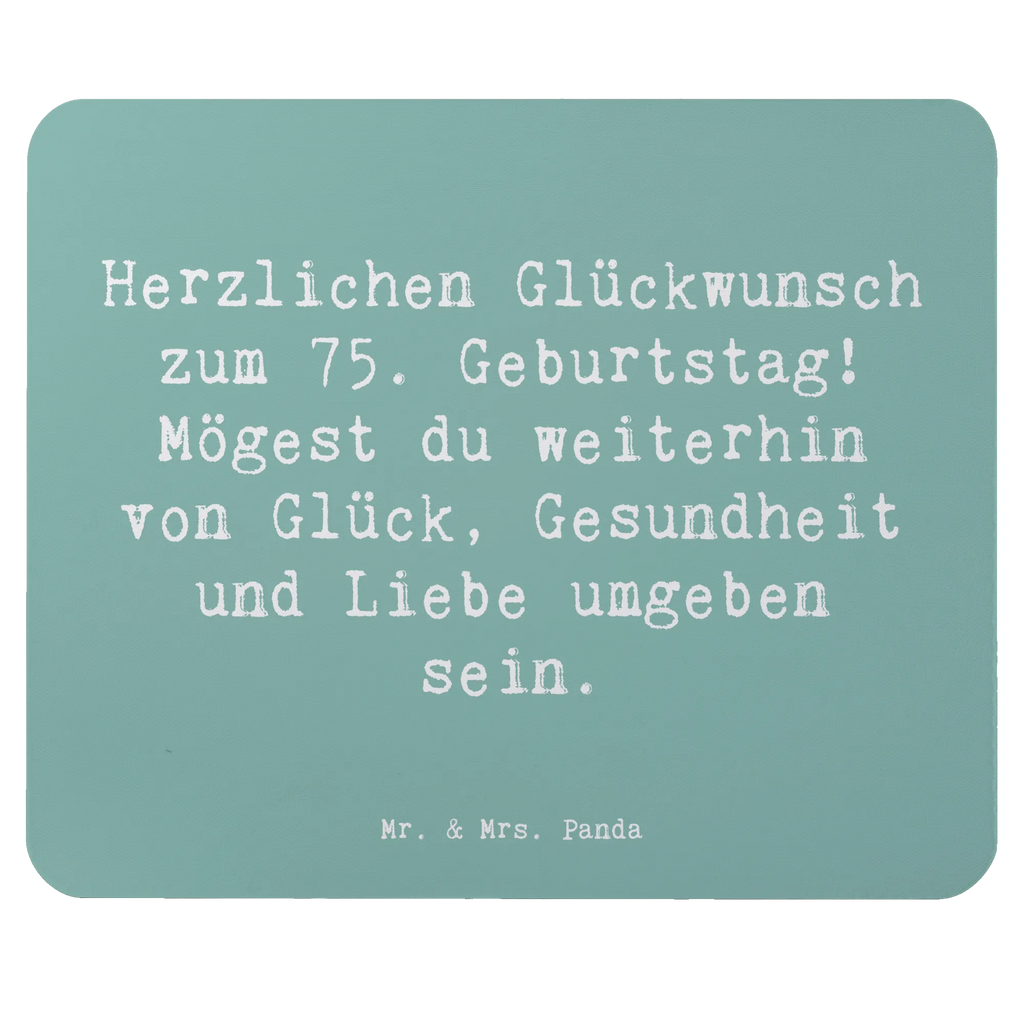 Mauspad Spruch 75. Geburtstag Arbeitszimmer, Mauspad Büro, Mausunterlage, Designer Mauspad, Mousepad, Mauspad, Computer zubehör, Büroausstattung, Einzigartiges Mauspad, PC Zubehör, Geburtstag, Geburtstagsgeschenk, Geschenk