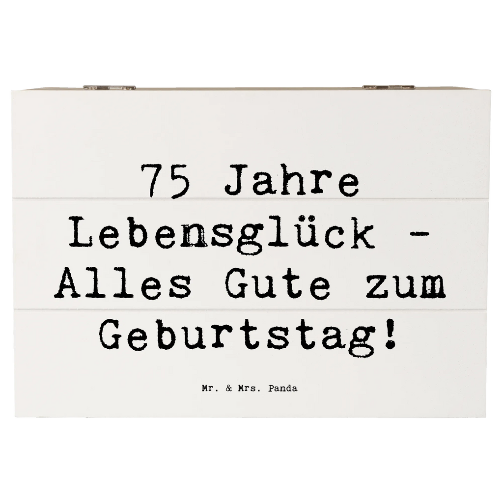 Holzkiste Spruch 75. Geburtstag Erinnerungskiste, Holzkiste, Kiste, Geschenkdose, Geschenkbox, Schatzkiste, Aufbewahrungsbox, Dekokiste, XXL, Erinnerungsbox, Truhe, Schatulle, Geburtstag, Geburtstagsgeschenk, Geschenk