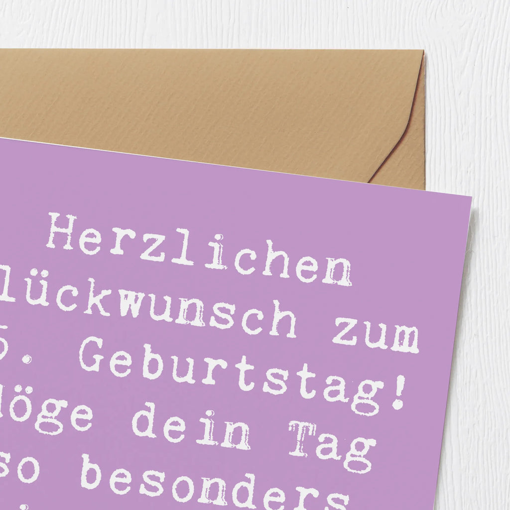 Deluxe Karte Spruch 75. Geburtstag Glückwünsche Hochwertige Grußkarte, Hochzeitskarte, Geburtstagskarte, Hochwertige Klappkarte, Karte, Klappkarte, Einladungskarte, Glückwunschkarte, Grußkarte, Geburtstag, Geburtstagsgeschenk, Geschenk