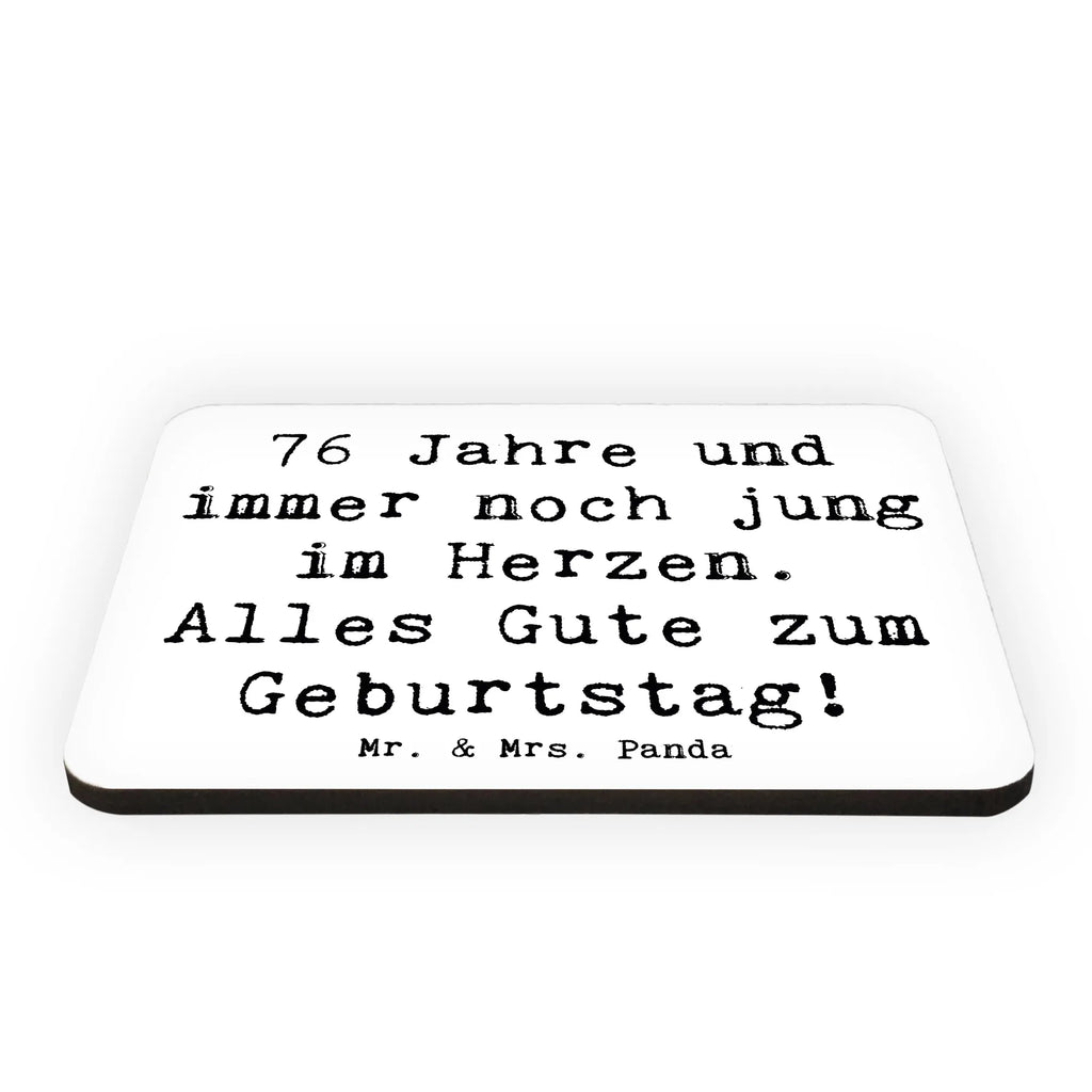 Magnet Spruch 76. Geburtstag Herzjung Notiz Magnet, Motivmagnete, Pinnwandmagnet, Kühlschrankmagnet, Whiteboard Magnet, Kühlschrank Dekoration, Dekomagnet, Souvenir Magnet, Geburtstag, Geburtstagsgeschenk, Geschenk