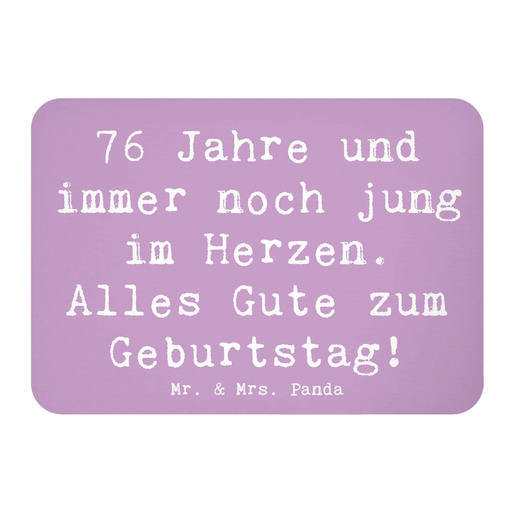 Magnet Spruch 76. Geburtstag Herzjung Notiz Magnet, Motivmagnete, Pinnwandmagnet, Kühlschrankmagnet, Whiteboard Magnet, Kühlschrank Dekoration, Dekomagnet, Souvenir Magnet, Geburtstag, Geburtstagsgeschenk, Geschenk
