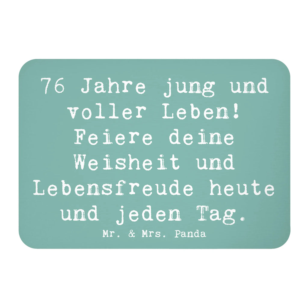 Magnet Spruch 76. Geburtstag Jung und Lebendig Whiteboard Magnet, Motivmagnete, Pinnwandmagnet, Kühlschrank Dekoration, Kühlschrankmagnet, Dekomagnet, Souvenir Magnet, Notiz Magnet, Geburtstag, Geburtstagsgeschenk, Geschenk