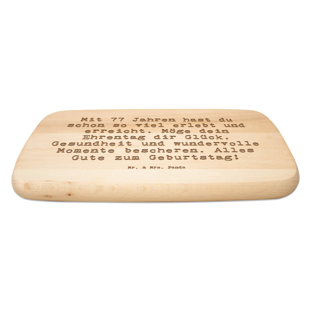 Holzbrett Spruch 77. Geburtstag Glückwunsch Holzbrett, Schneidebrett, Küchenbrett, Frühstücksbrettchen, Schneidebrett Holz, Frühstücksbrett, Geburtstag, Geburtstagsgeschenk, Geschenk