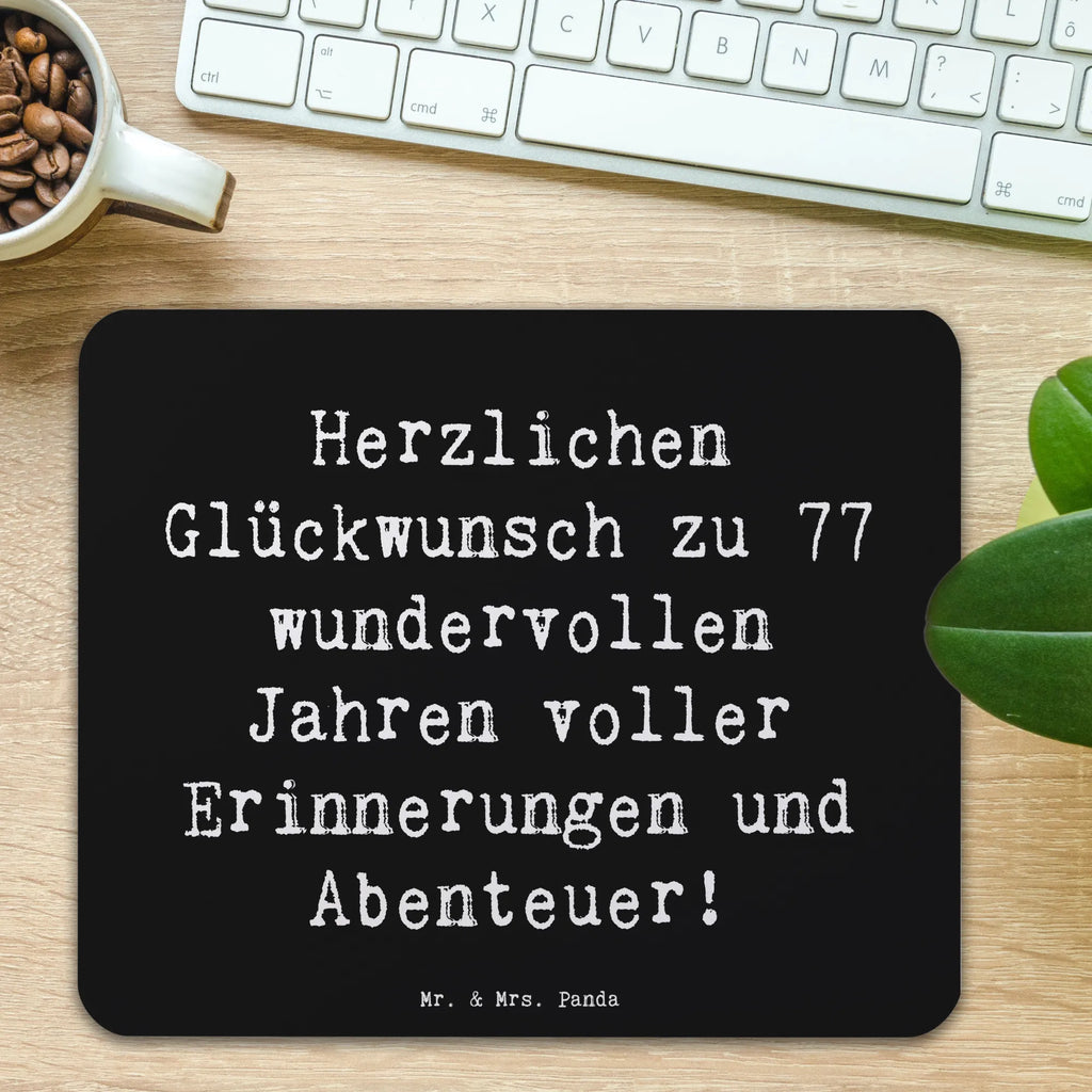 Mauspad Spruch 77. Geburtstag Einzigartiges Mauspad, Mauspad Büro, Mousepad, Büroausstattung, PC Zubehör, Mauspad, Computer zubehör, Arbeitszimmer, Mausunterlage, Designer Mauspad, Geburtstag, Geburtstagsgeschenk, Geschenk