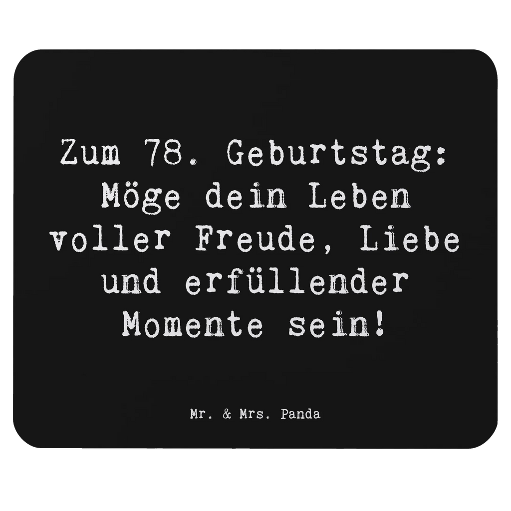 Mauspad Spruch 78. Geburtstag Freude Liebe Einzigartiges Mauspad, Mauspad, Computer zubehör, PC Zubehör, Mausunterlage, Mauspad Büro, Mousepad, Designer Mauspad, Büroausstattung, Arbeitszimmer, Geburtstag, Geburtstagsgeschenk, Geschenk