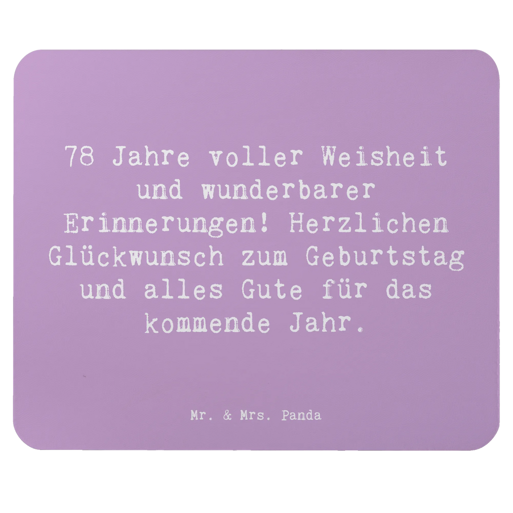 Mouse mat Saying 78 Jahre voller Weisheit und wunderbarer Erinnerungen! Herzlichen Glückwunsch zum Geburtstag und alles Gute für das kommende Jahr. Mousepad, Mausunterlage, Mauspad, Computer zubehör, Arbeitszimmer, Einzigartiges Mauspad, Büroausstattung, Designer Mauspad, PC Zubehör, Mauspad Büro, Geburtstag, Geburtstagsgeschenk, Geschenk
