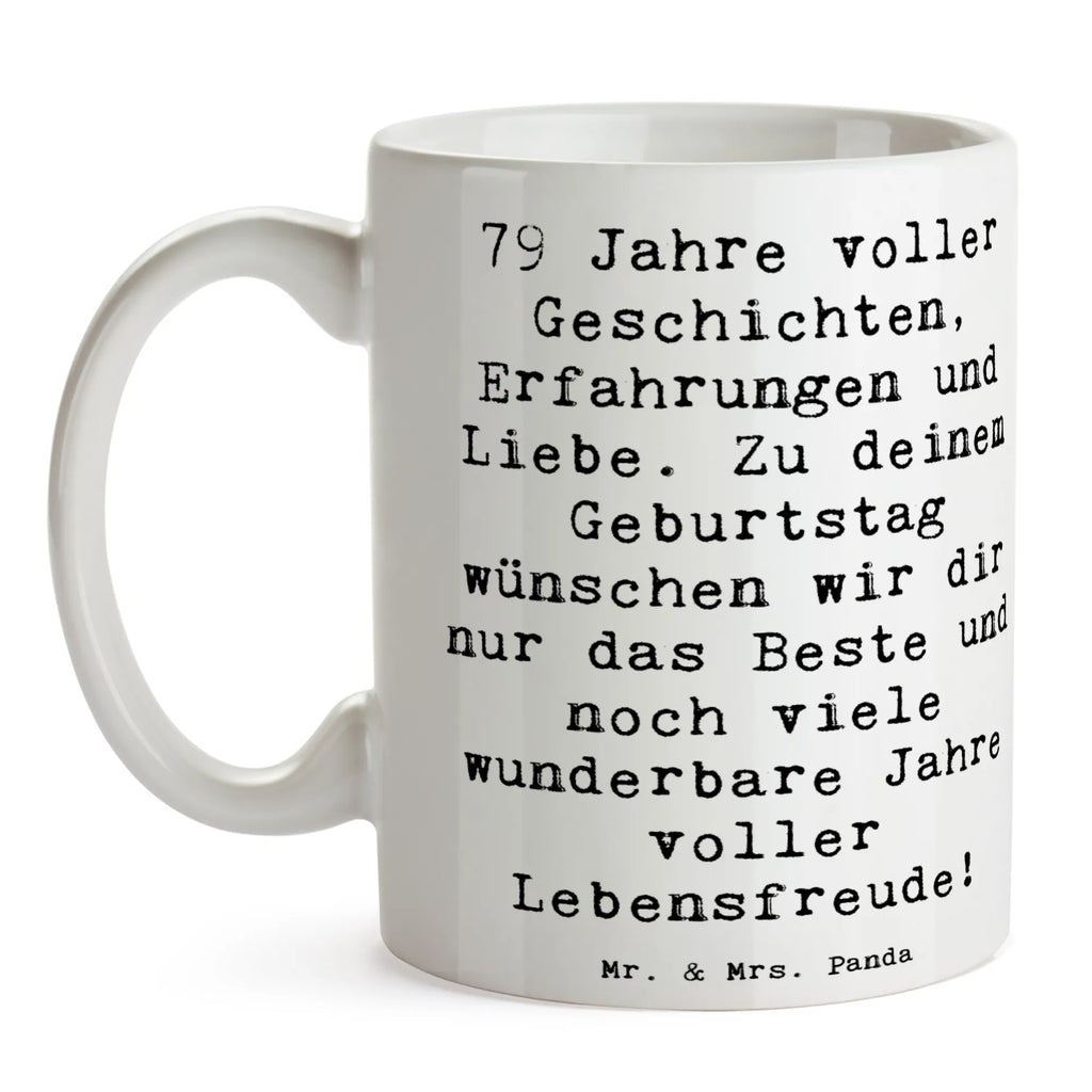 Tasse 79. Geburtstag Geschenktasse, Tasse mit Motiven, Tasse, Porzellantasse, Tasse mit Zitaten, Kaffeetasse, Keramiktasse, Teetasse, Bürotasse, Geburtstag, Geburtstagsgeschenk, Geschenk