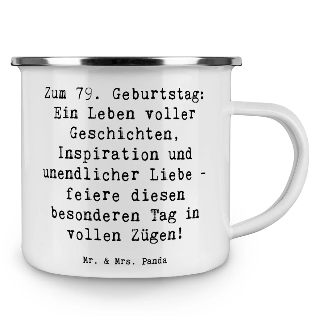 Camping Emaille Tasse Spruch 79. Geburtstag metallbecher, wandertasse, Blechtasse, reisetasse, Becher, Reisebecher, Kaffeebecher, Metalltasse, Pott, wanderbecher, Teebecher, Teetasse, Emaille Becher, Trinkbecher, Emaille Tasse, blechbecher, emaillebecher, Tasse, Campingtasse, becher emaille, Campingbecher, Emailletasse, Tasse Emaille, Kaffeetasse, Geschenk, Geburtstag, Geburtstagsgeschenk