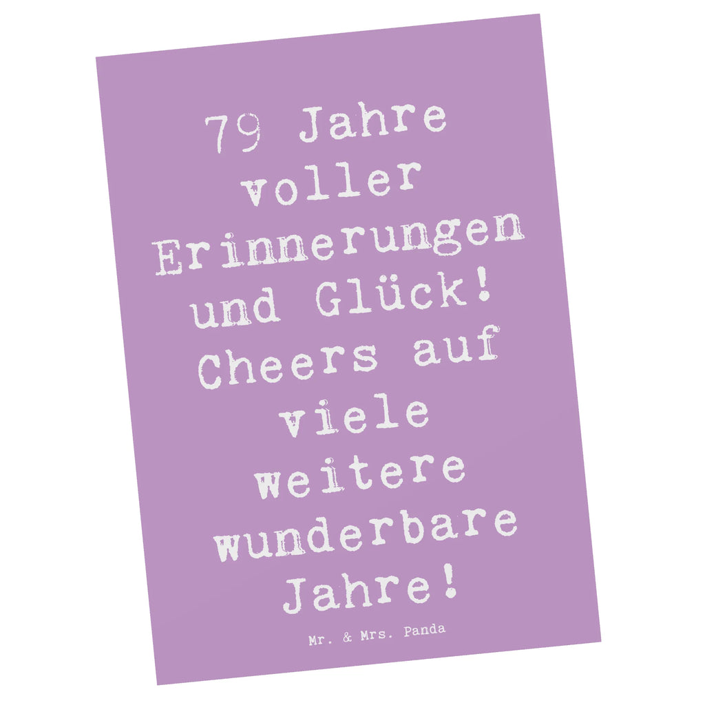 Postcard Saying 79 Jahre voller Erinnerungen und Glück! Cheers auf viele weitere wunderbare Jahre! Dankeskarte, Grußkarte, Ansichtskarte, Karte, Einladung, Ansichtskarten, Einladungskarten Geburtstag, Geschenkkarte, Einladungskarte, Postkarte, Geburtstagskarte, Einladung Geburtstag, Geburtstag, Geburtstagsgeschenk, Geschenk