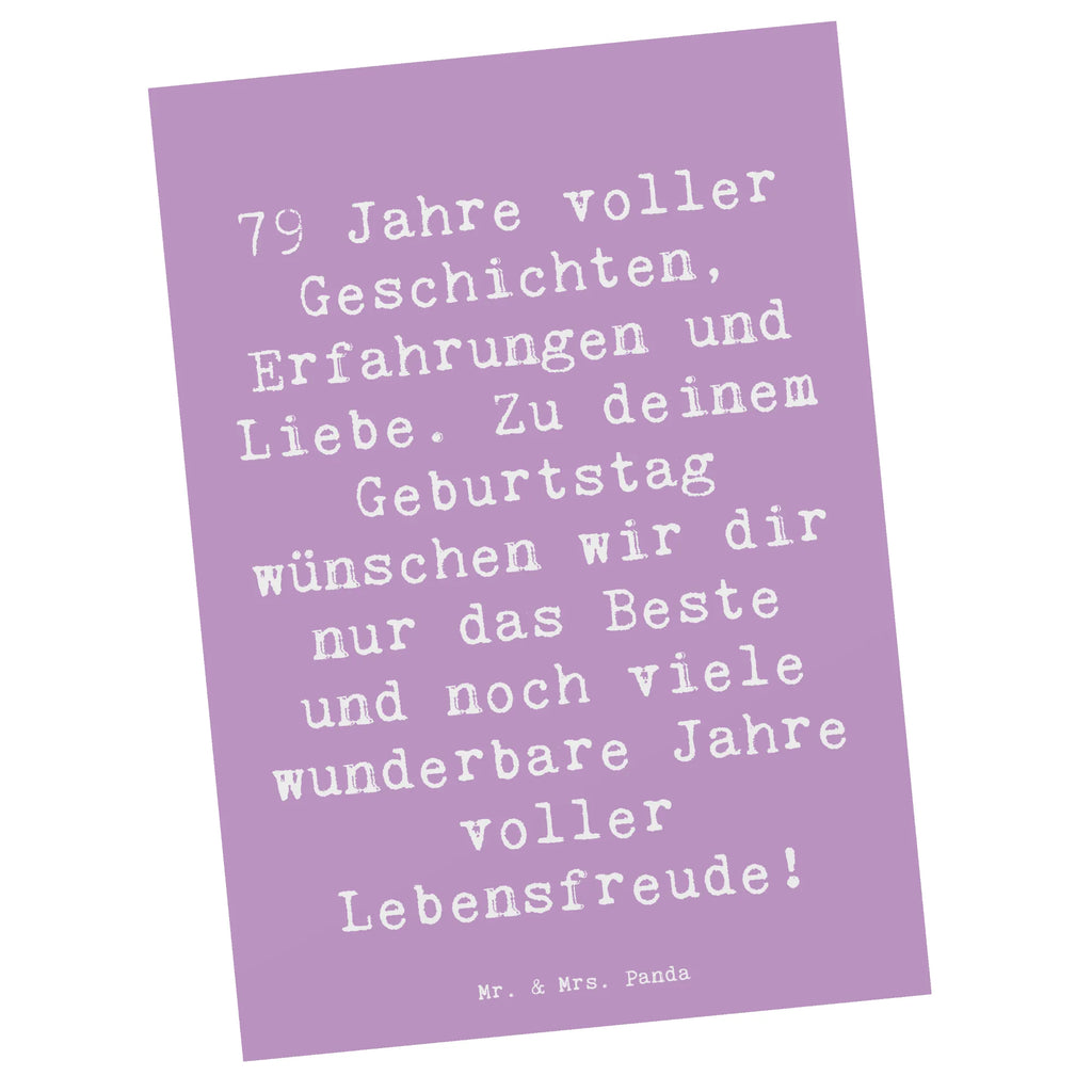 Postkarte Spruch 79. Geburtstag Karte, Ansichtskarten, Ansichtskarte, Postkarte, Dankeskarte, Geschenkkarte, Grußkarte, Einladungskarten Geburtstag, Geburtstagskarte, Einladungskarte, Einladung Geburtstag, Einladung, Geburtstag, Geburtstagsgeschenk, Geschenk