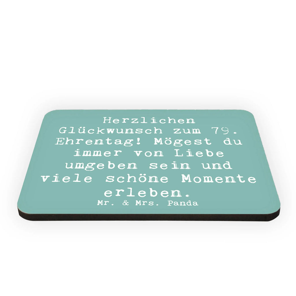 Magnet Saying Herzlichen Glückwunsch zum 79. Ehrentag! Mögest du immer von Liebe umgeben sein und viele schöne Momente erleben. Notiz Magnet, Souvenir Magnet, Kühlschrankmagnet, Pinnwandmagnet, Dekomagnet, Motivmagnete, Kühlschrank Dekoration, Whiteboard Magnet, Geburtstag, Geburtstagsgeschenk, Geschenk