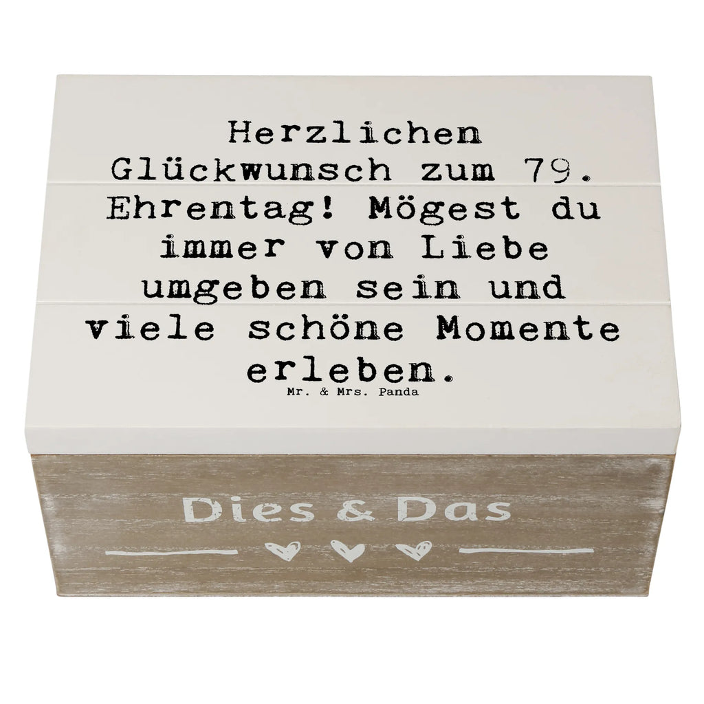 Holzkiste Spruch 79. Geburtstag Glückwünsche Schatulle, Holzkiste, Schatzkiste, Geschenkdose, XXL, Erinnerungsbox, Geschenkbox, Erinnerungskiste, Kiste, Dekokiste, Aufbewahrungsbox, Truhe, Geburtstag, Geburtstagsgeschenk, Geschenk