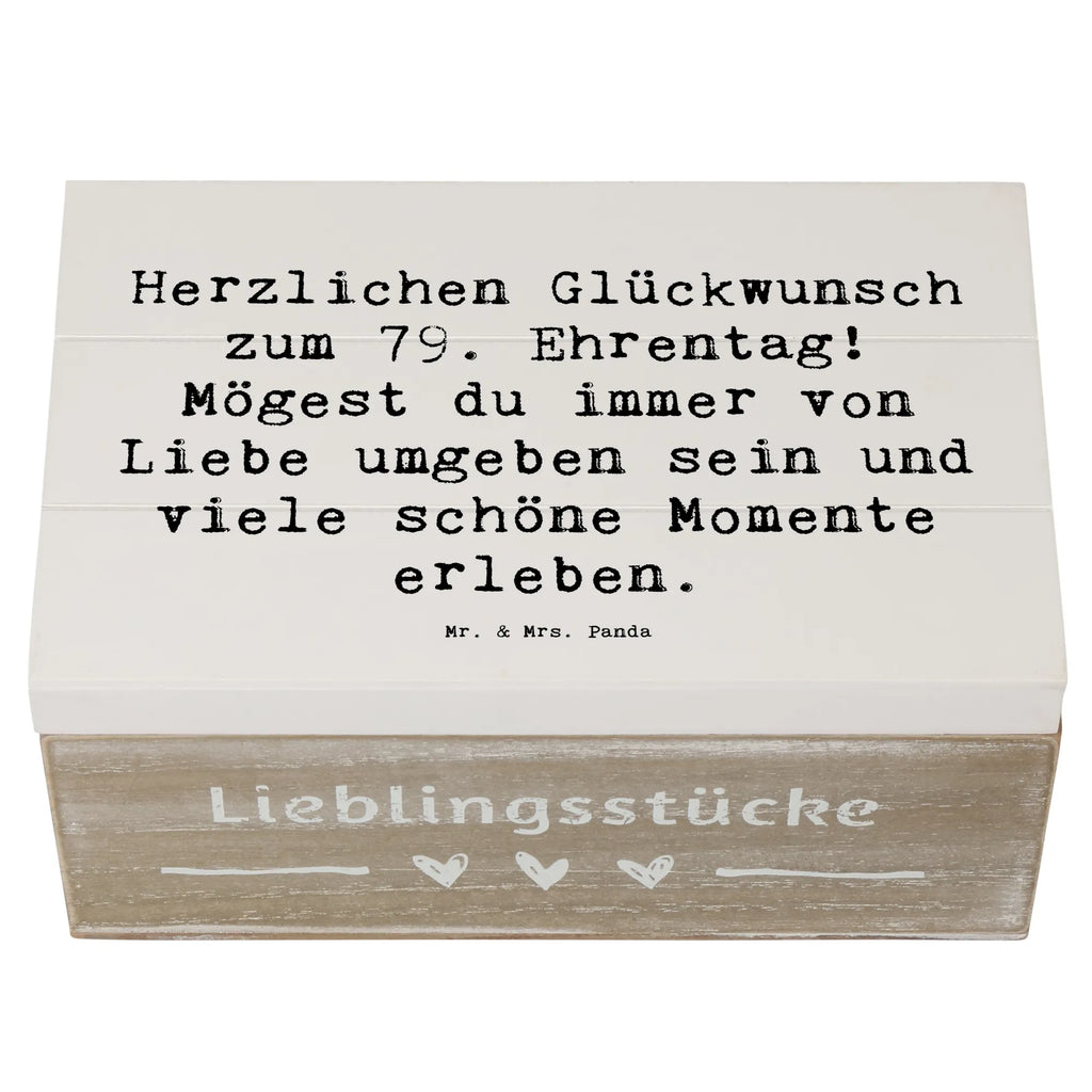 Holzkiste Spruch 79. Geburtstag Glückwünsche Schatulle, Holzkiste, Schatzkiste, Geschenkdose, XXL, Erinnerungsbox, Geschenkbox, Erinnerungskiste, Kiste, Dekokiste, Aufbewahrungsbox, Truhe, Geburtstag, Geburtstagsgeschenk, Geschenk