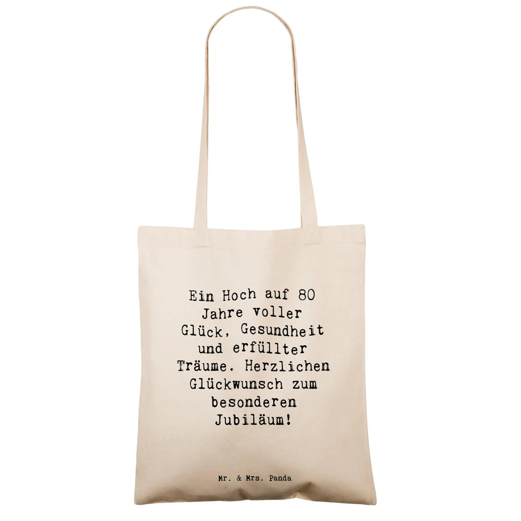 Tragetasche Spruch 80. Geburtstag Freude Beuteltasche, Beutel, Einkaufstasche, Jutebeutel, Stoffbeutel, Tasche, Shopper, Umhängetasche, Strandtasche, Schultertasche, Stofftasche, Tragetasche, Badetasche, Jutetasche, Einkaufstüte, Laptoptasche, Geburtstag, Geburtstagsgeschenk, Geschenk