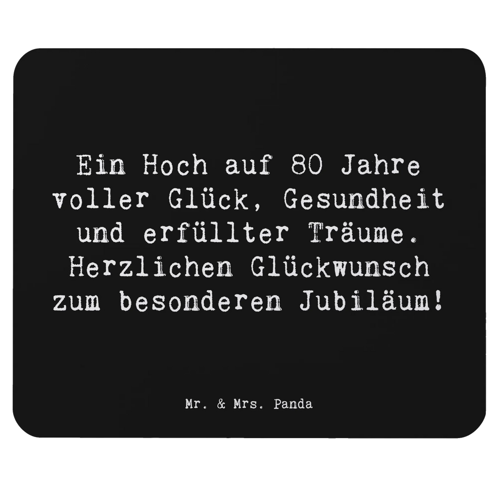 Mouse mat Saying Ein Hoch auf 80 Jahre voller Glück, Gesundheit und erfüllter Träume. Herzlichen Glückwunsch zum besonderen Jubiläum! PC Zubehör, Mausunterlage, Einzigartiges Mauspad, Designer Mauspad, Büroausstattung, Mauspad, Computer zubehör, Arbeitszimmer, Mousepad, Mauspad Büro, Geburtstag, Geburtstagsgeschenk, Geschenk