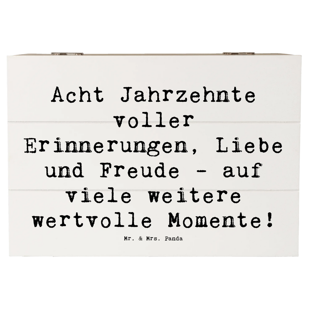Holzkiste Spruch 80. Geburtstag Erinnerungen XXL, Truhe, Erinnerungsbox, Aufbewahrungsbox, Geschenkbox, Schatulle, Schatzkiste, Holzkiste, Kiste, Geschenkdose, Erinnerungskiste, Dekokiste, Geburtstag, Geburtstagsgeschenk, Geschenk