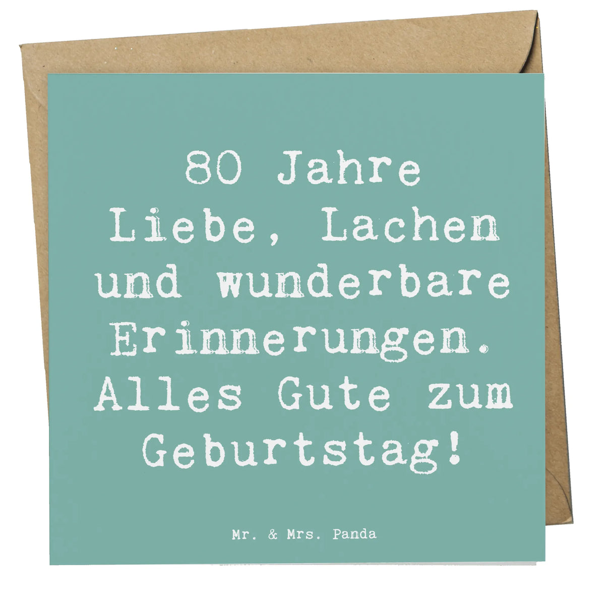 Deluxe Karte Spruch 80. Geburtstag Glückwunschkarte, doppelkarte, faltkarte, Grußkarte, anlasskarte, Klappkarte, Geschenk, Geburtstag, Geburtstagsgeschenk