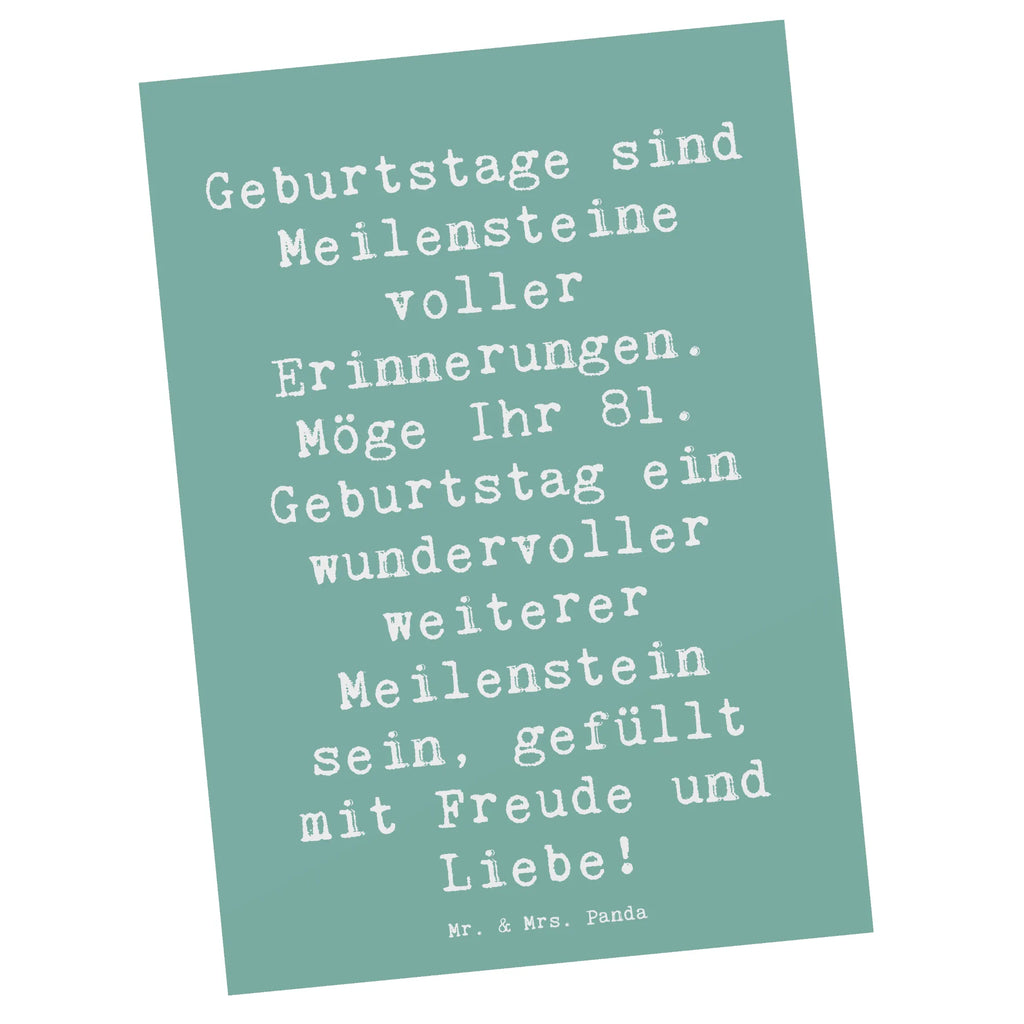Postkarte Spruch 81. Geburtstag Meilenstein Geschenkkarte, Postkarte, Einladungskarte, Karte, Ansichtskarten, Dankeskarte, Ansichtskarte, Geburtstagskarte, Grußkarte, Einladung Geburtstag, Einladungskarten Geburtstag, Einladung, Geburtstag, Geburtstagsgeschenk, Geschenk