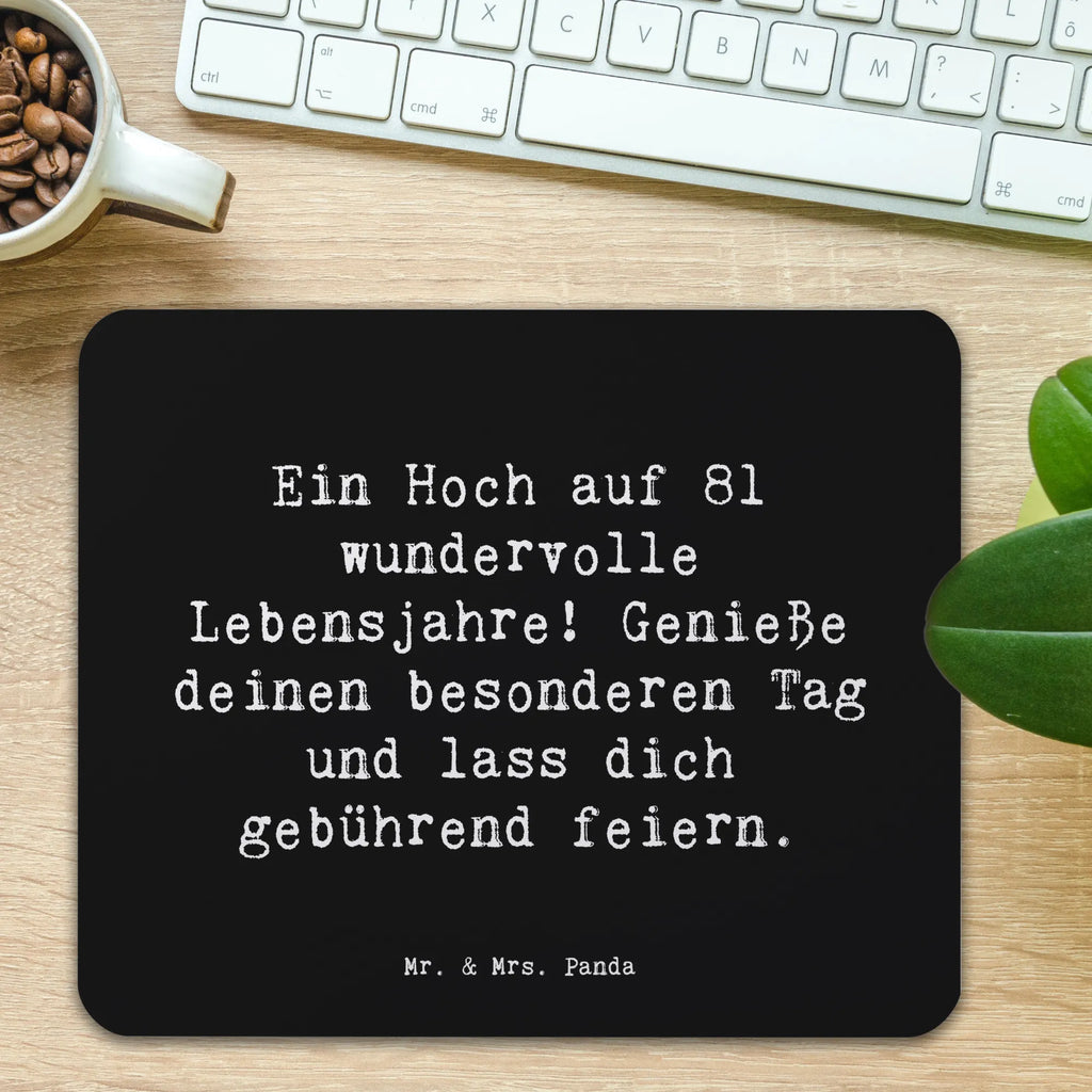 Mauspad Spruch 81. Geburtstag PC Zubehör, Mauspad Büro, Mousepad, Arbeitszimmer, Designer Mauspad, Einzigartiges Mauspad, Computer zubehör, Mausunterlage, Mauspad, Büroausstattung, Geburtstag, Geburtstagsgeschenk, Geschenk