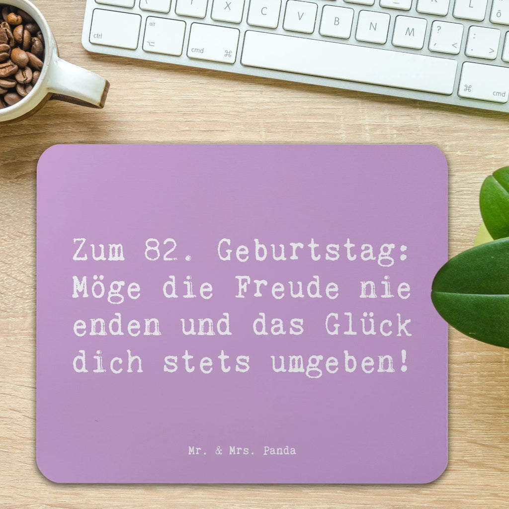 Mauspad Spruch 82. Geburtstag Freude Büroausstattung, Mausunterlage, Arbeitszimmer, Computer zubehör, Mousepad, Designer Mauspad, Einzigartiges Mauspad, PC Zubehör, Mauspad Büro, Mauspad, Geburtstag, Geburtstagsgeschenk, Geschenk