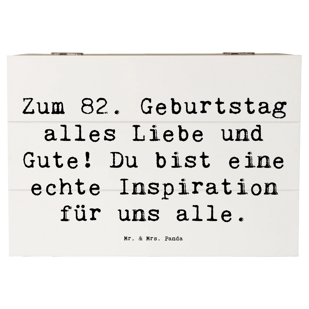 Holzkiste Spruch 82. Geburtstag Geschenkbox, Aufbewahrungsbox, Schatzkiste, Erinnerungsbox, XXL, Holzkiste, Schatulle, Truhe, Geschenkdose, Kiste, Dekokiste, Erinnerungskiste, Geburtstag, Geburtstagsgeschenk, Geschenk