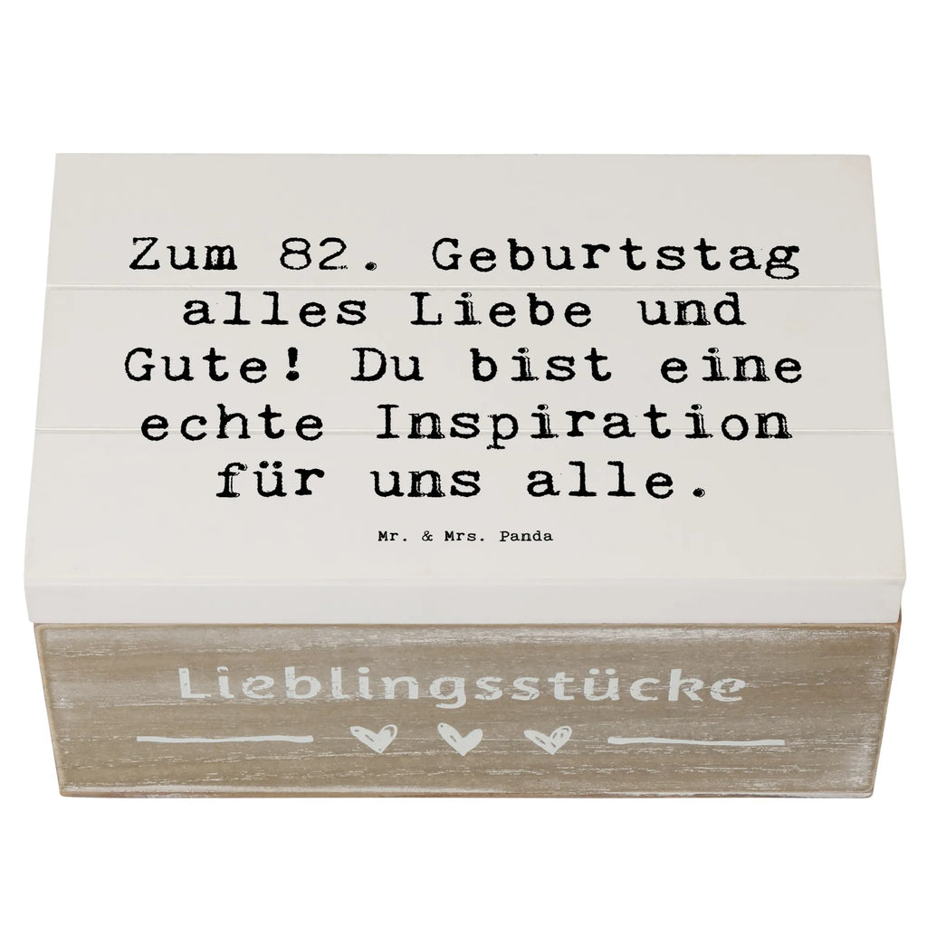 Holzkiste Spruch 82. Geburtstag Geschenkbox, Aufbewahrungsbox, Schatzkiste, Erinnerungsbox, XXL, Holzkiste, Schatulle, Truhe, Geschenkdose, Kiste, Dekokiste, Erinnerungskiste, Geburtstag, Geburtstagsgeschenk, Geschenk