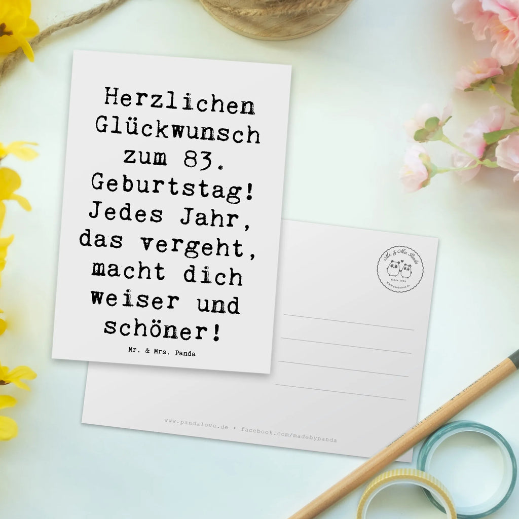 Postkarte Spruch 83. Geburtstag Classic Dankeskarte, Einladung, Einladung Geburtstag, Karte, Postkarte, Geschenkkarte, Geburtstagskarte, Ansichtskarten, Einladungskarte, Einladungskarten Geburtstag, Ansichtskarte, Grußkarte, Geburtstag, Geburtstagsgeschenk, Geschenk