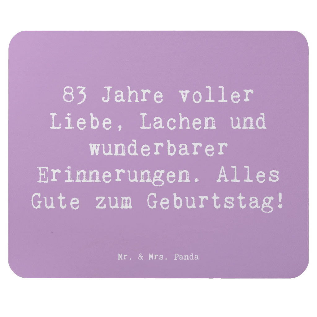 Mauspad Spruch 83. Geburtstag Mousepad, PC Zubehör, Mauspad, Computer zubehör, Arbeitszimmer, Mauspad Büro, Büroausstattung, Mausunterlage, Designer Mauspad, Einzigartiges Mauspad, Geburtstag, Geburtstagsgeschenk, Geschenk