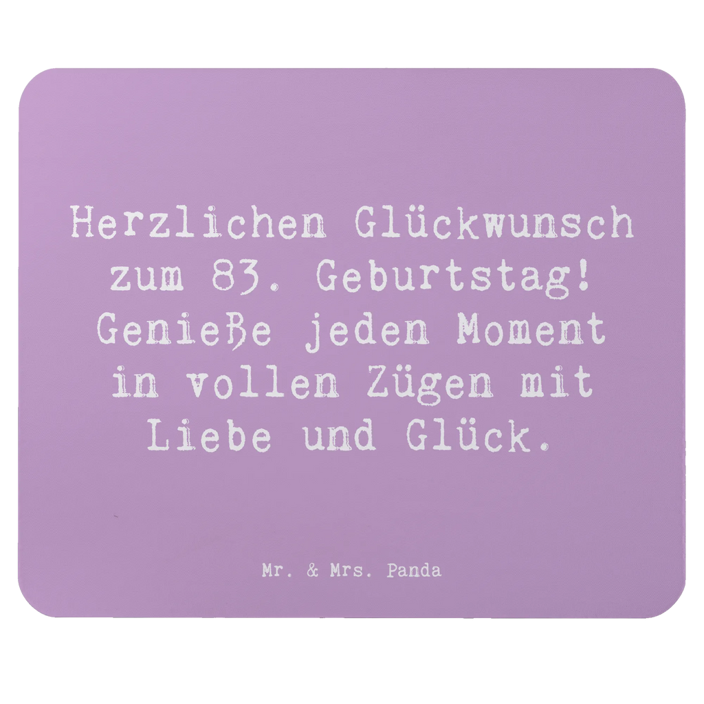 Mauspad Spruch 83. Geburtstag Liebe Glück Mousepad, Büroausstattung, Mausunterlage, Designer Mauspad, Einzigartiges Mauspad, Arbeitszimmer, PC Zubehör, Mauspad, Mauspad Büro, Computer zubehör, Geburtstag, Geburtstagsgeschenk, Geschenk