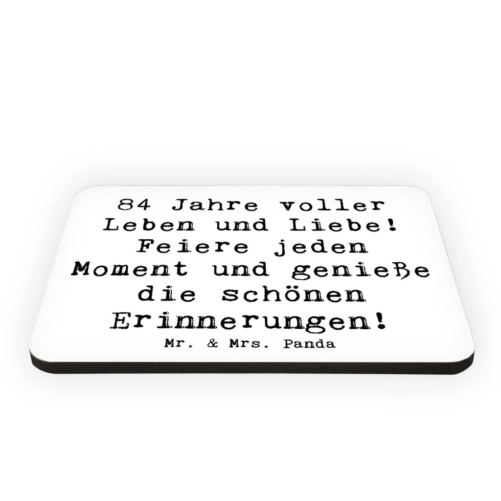 Magnet Spruch 84. Geburtstag Leben und Liebe Kühlschrank Dekoration, Kühlschrankmagnet, Notiz Magnet, Pinnwandmagnet, Dekomagnet, Motivmagnete, Souvenir Magnet, Whiteboard Magnet, Geburtstag, Geburtstagsgeschenk, Geschenk