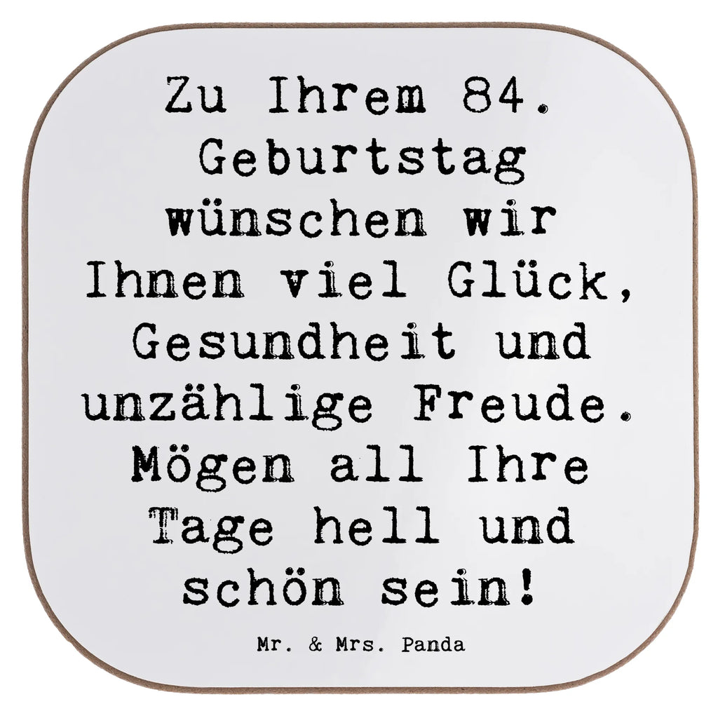 Square coaster Saying Zu Ihrem 84. Geburtstag wünschen wir Ihnen viel Glück, Gesundheit und unzählige Freude. Mögen all Ihre Tage hell und schön sein! Untersetzer Design, Bierdeckel, Glasuntersetzer, Untersetzer, Tassen Untersetzer, Untersetzer aus Holz, Getränkeuntersetzer, Untersetzer Gläser, Holzuntersetzer, Untersetzer Holz, Korkuntersetzer, Untersetzer für Gläser, Geburtstag, Geburtstagsgeschenk, Geschenk