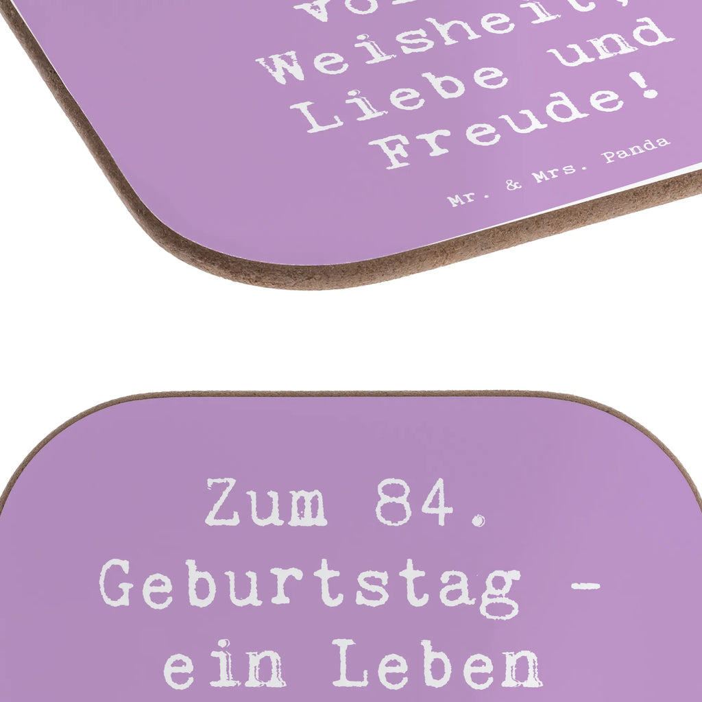 Square coaster Saying Zum 84. Geburtstag - ein Leben voller Weisheit, Liebe und Freude! Getränkeuntersetzer, Glasuntersetzer, Untersetzer Holz, Holzuntersetzer, Tassen Untersetzer, Korkuntersetzer, Untersetzer Gläser, Untersetzer für Gläser, Untersetzer Design, Untersetzer aus Holz, Untersetzer, Bierdeckel, Geburtstag, Geburtstagsgeschenk, Geschenk