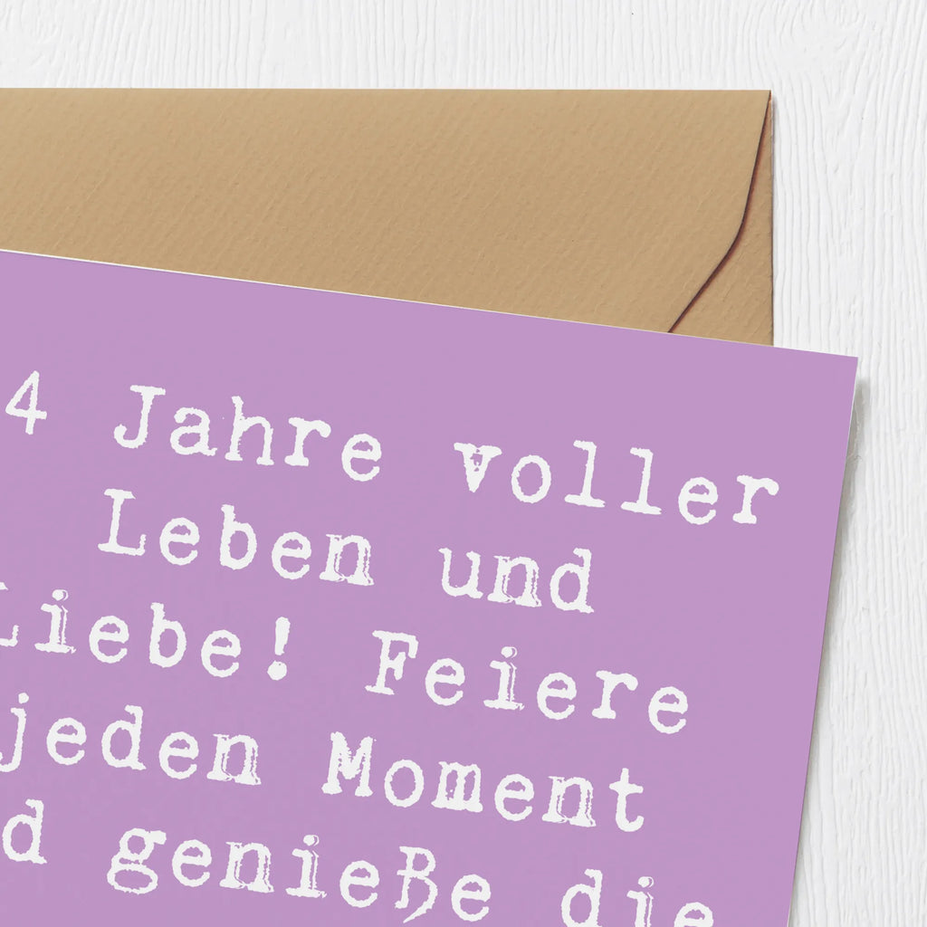 Deluxe Karte Spruch 84. Geburtstag Leben und Liebe Geburtstagskarte, Einladungskarte, Karte, Hochzeitskarte, Glückwunschkarte, Hochwertige Grußkarte, Grußkarte, Hochwertige Klappkarte, Klappkarte, Geburtstag, Geburtstagsgeschenk, Geschenk
