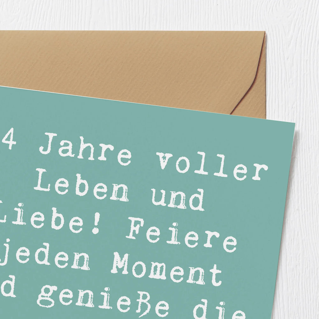 Deluxe Karte Spruch 84. Geburtstag Leben und Liebe Geburtstagskarte, Einladungskarte, Karte, Hochzeitskarte, Glückwunschkarte, Hochwertige Grußkarte, Grußkarte, Hochwertige Klappkarte, Klappkarte, Geburtstag, Geburtstagsgeschenk, Geschenk