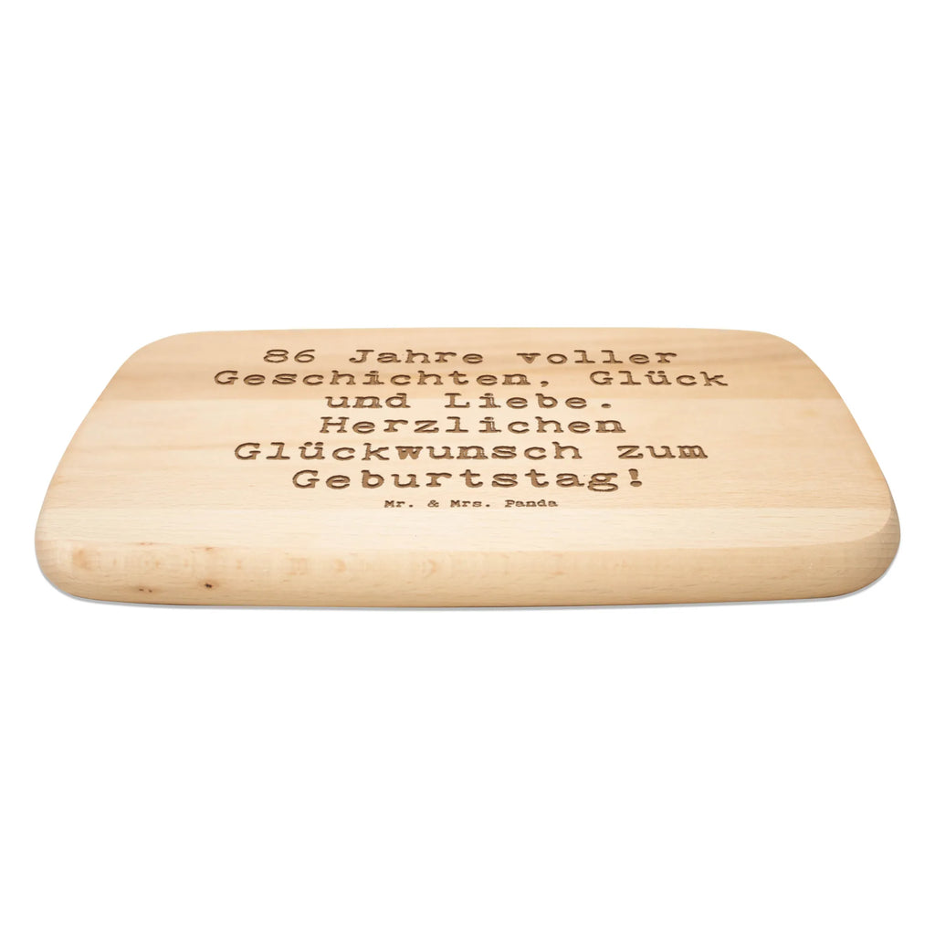 Holzbrett Spruch 86. Geburtstag Schneidebrett, Frühstücksbrett, Frühstücksbrettchen, Küchenbrett, Holzbrett, Schneidebrett Holz, Geburtstag, Geburtstagsgeschenk, Geschenk