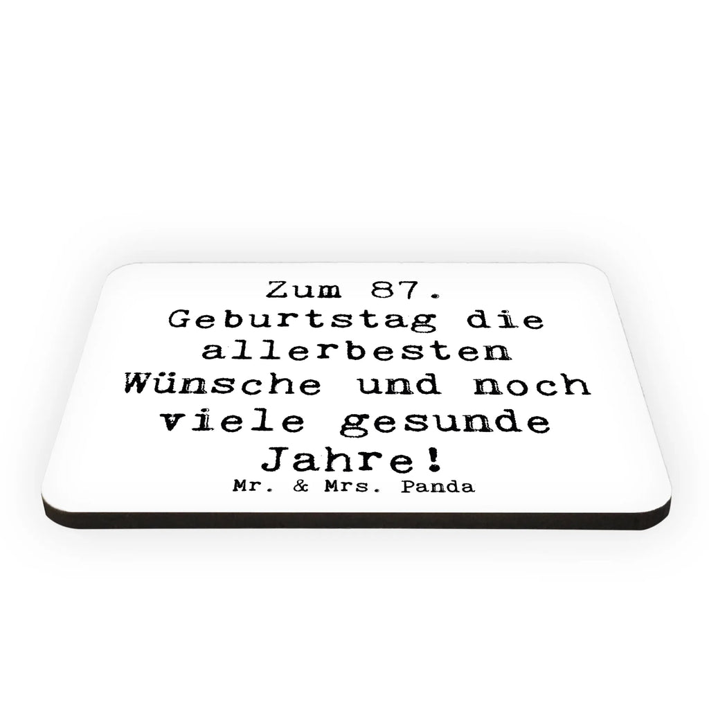 Magnet Spruch 87. Geburtstag Whiteboard Magnet, Souvenir Magnet, Kühlschrankmagnet, Dekomagnet, Pinnwandmagnet, Kühlschrank Dekoration, Motivmagnete, Notiz Magnet, Geburtstag, Geburtstagsgeschenk, Geschenk