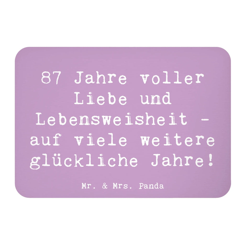 Magnet Spruch 87. Geburtstag Liebe Kühlschrankmagnet, Kühlschrank Dekoration, Motivmagnete, Pinnwandmagnet, Notiz Magnet, Dekomagnet, Souvenir Magnet, Whiteboard Magnet, Geburtstag, Geburtstagsgeschenk, Geschenk