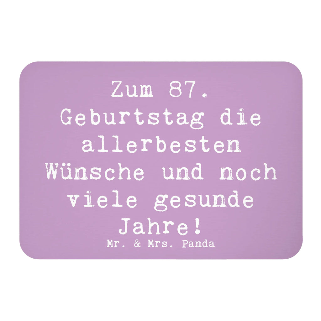 Magnet Spruch 87. Geburtstag Whiteboard Magnet, Souvenir Magnet, Kühlschrankmagnet, Dekomagnet, Pinnwandmagnet, Kühlschrank Dekoration, Motivmagnete, Notiz Magnet, Geburtstag, Geburtstagsgeschenk, Geschenk