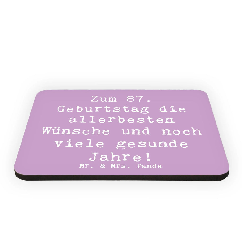 Magnet Spruch 87. Geburtstag Whiteboard Magnet, Souvenir Magnet, Kühlschrankmagnet, Dekomagnet, Pinnwandmagnet, Kühlschrank Dekoration, Motivmagnete, Notiz Magnet, Geburtstag, Geburtstagsgeschenk, Geschenk