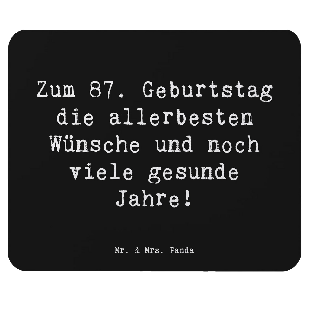 Mauspad Spruch 87. Geburtstag Arbeitszimmer, Computer zubehör, Büroausstattung, PC Zubehör, Mausunterlage, Einzigartiges Mauspad, Designer Mauspad, Mousepad, Mauspad Büro, Mauspad, Geburtstag, Geburtstagsgeschenk, Geschenk