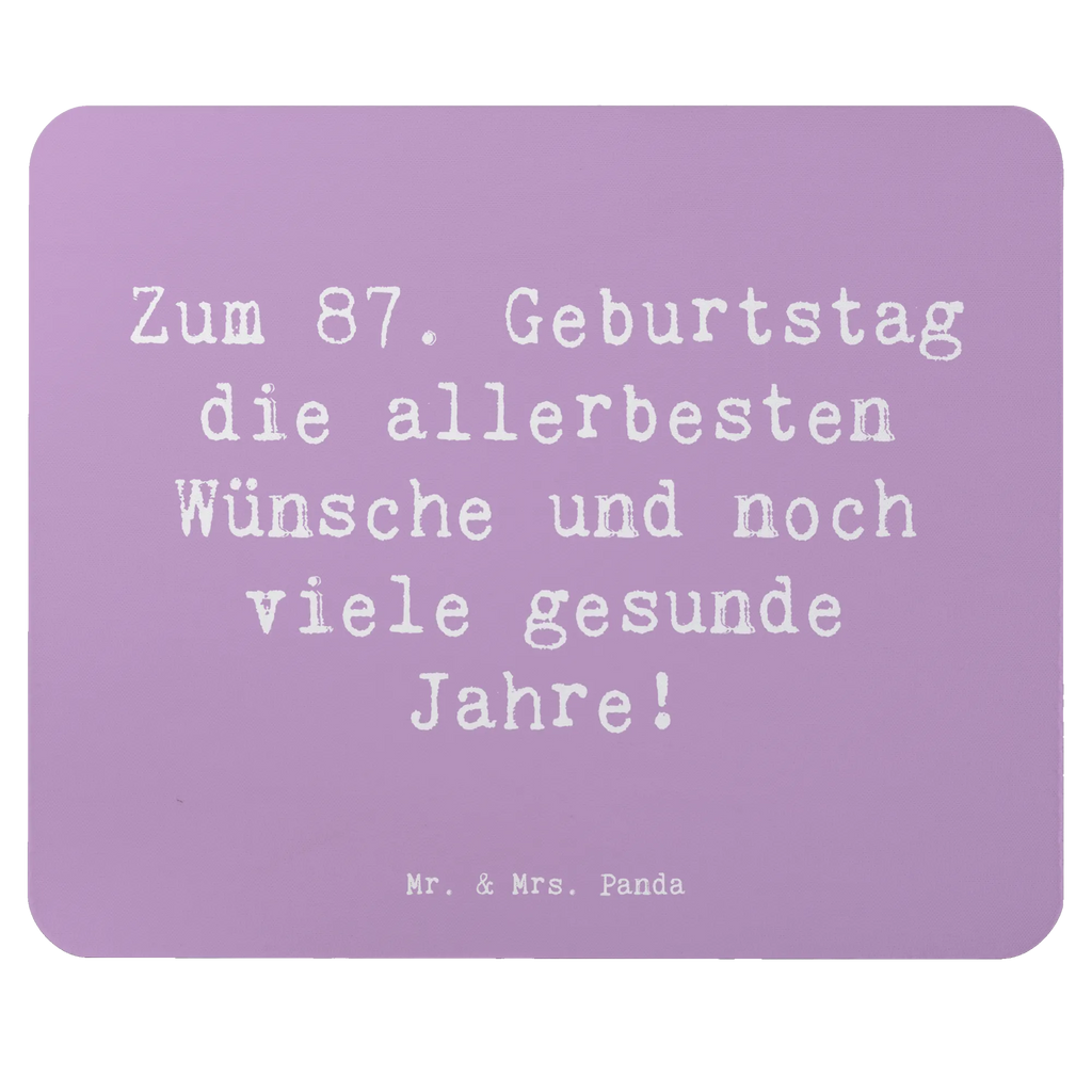 Mauspad Spruch 87. Geburtstag Arbeitszimmer, Computer zubehör, Büroausstattung, PC Zubehör, Mausunterlage, Einzigartiges Mauspad, Designer Mauspad, Mousepad, Mauspad Büro, Mauspad, Geburtstag, Geburtstagsgeschenk, Geschenk