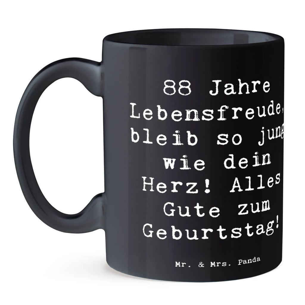 Tasse Spruch 88. Geburtstag Jubel Teetasse, Tasse, Keramiktasse, Geschenktasse, Porzellantasse, Tasse mit Motiven, Tasse mit Zitaten, Kaffeetasse, Bürotasse, Geburtstag, Geburtstagsgeschenk, Geschenk
