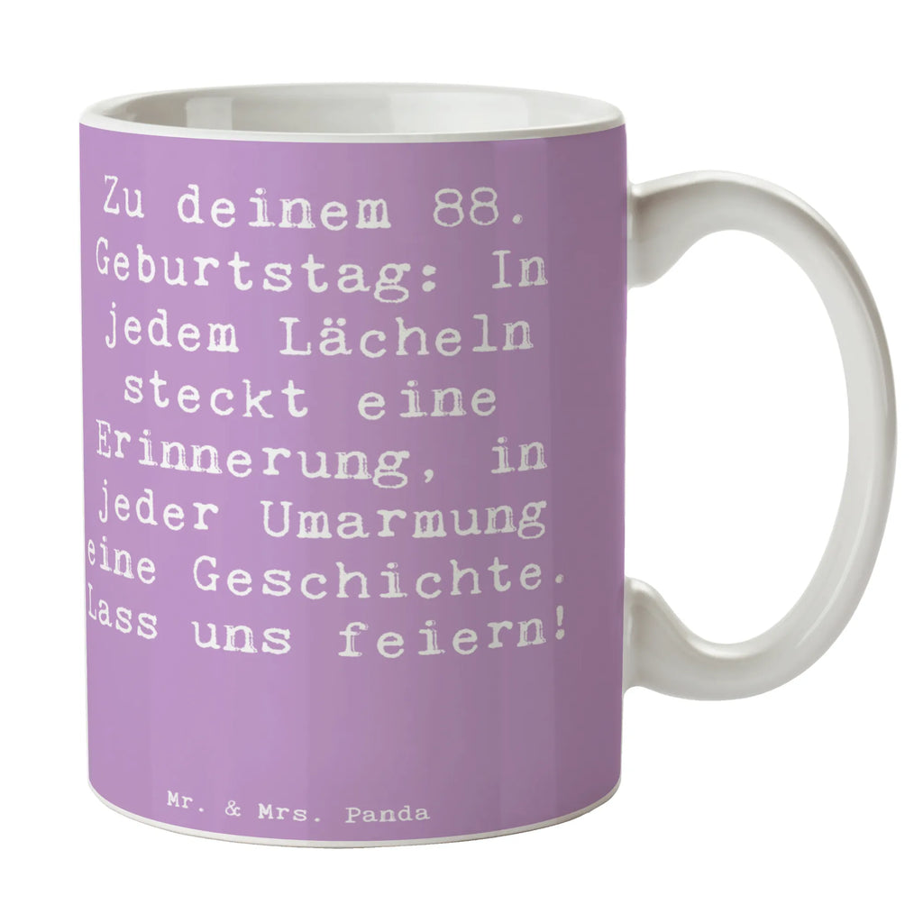 Tasse Spruch 88 Geburtstag Tasse mit Zitaten, Porzellantasse, Bürotasse, Keramiktasse, Tasse mit Motiven, Geschenktasse, Teetasse, Tasse, Kaffeetasse, Geburtstag, Geburtstagsgeschenk, Geschenk