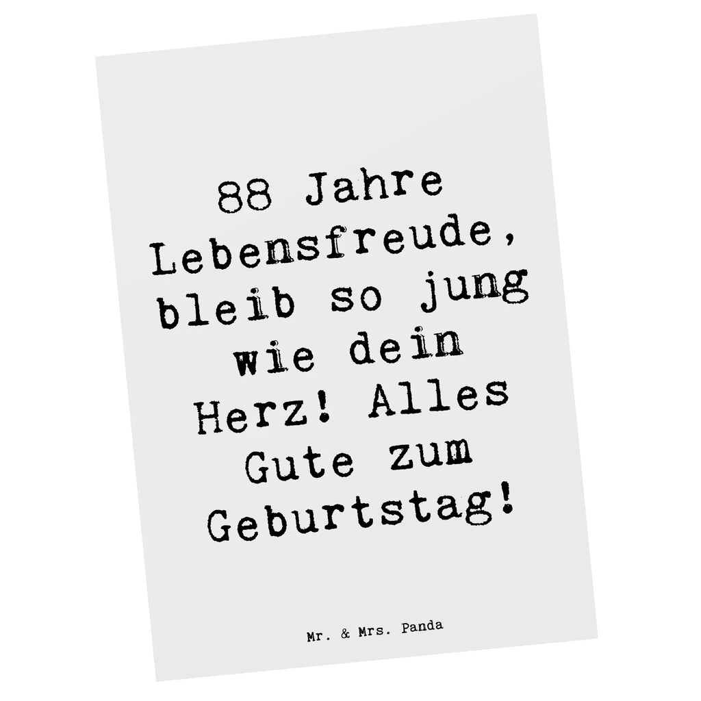 Postkarte Spruch 88. Geburtstag Jubel Einladungskarte, Ansichtskarte, Ansichtskarten, Dankeskarte, Karte, Postkarte, Geburtstagskarte, Einladung, Einladung Geburtstag, Geschenkkarte, Einladungskarten Geburtstag, Grußkarte, Geburtstag, Geburtstagsgeschenk, Geschenk