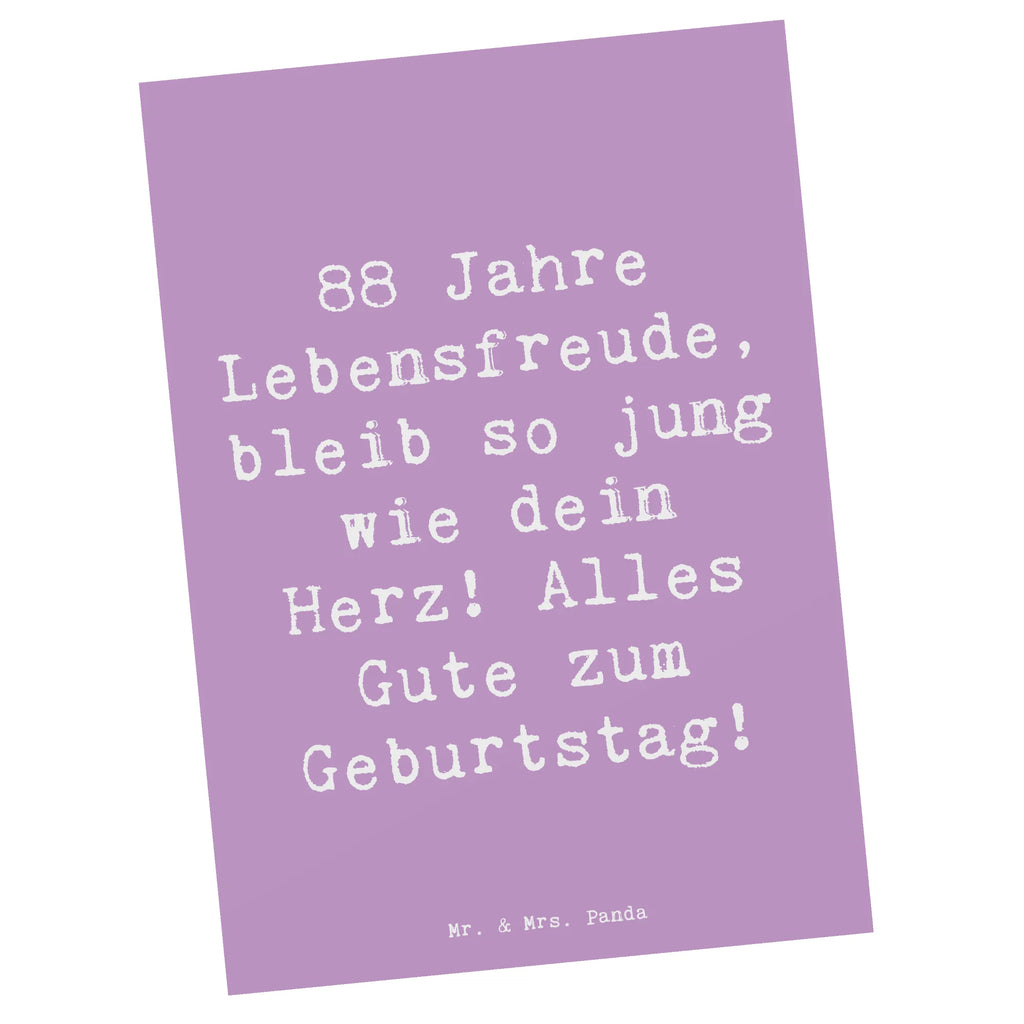 Postkarte Spruch 88. Geburtstag Jubel Einladungskarte, Ansichtskarte, Ansichtskarten, Dankeskarte, Karte, Postkarte, Geburtstagskarte, Einladung, Einladung Geburtstag, Geschenkkarte, Einladungskarten Geburtstag, Grußkarte, Geburtstag, Geburtstagsgeschenk, Geschenk