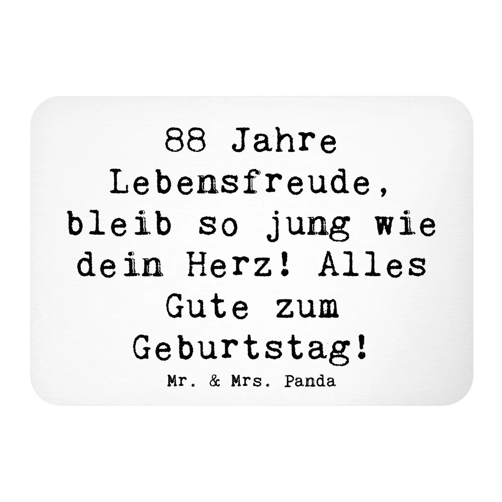 Magnet Spruch 88. Geburtstag Jubel Pinnwandmagnet, Notiz Magnet, Souvenir Magnet, Dekomagnet, Motivmagnete, Kühlschrankmagnet, Whiteboard Magnet, Kühlschrank Dekoration, Geburtstag, Geburtstagsgeschenk, Geschenk