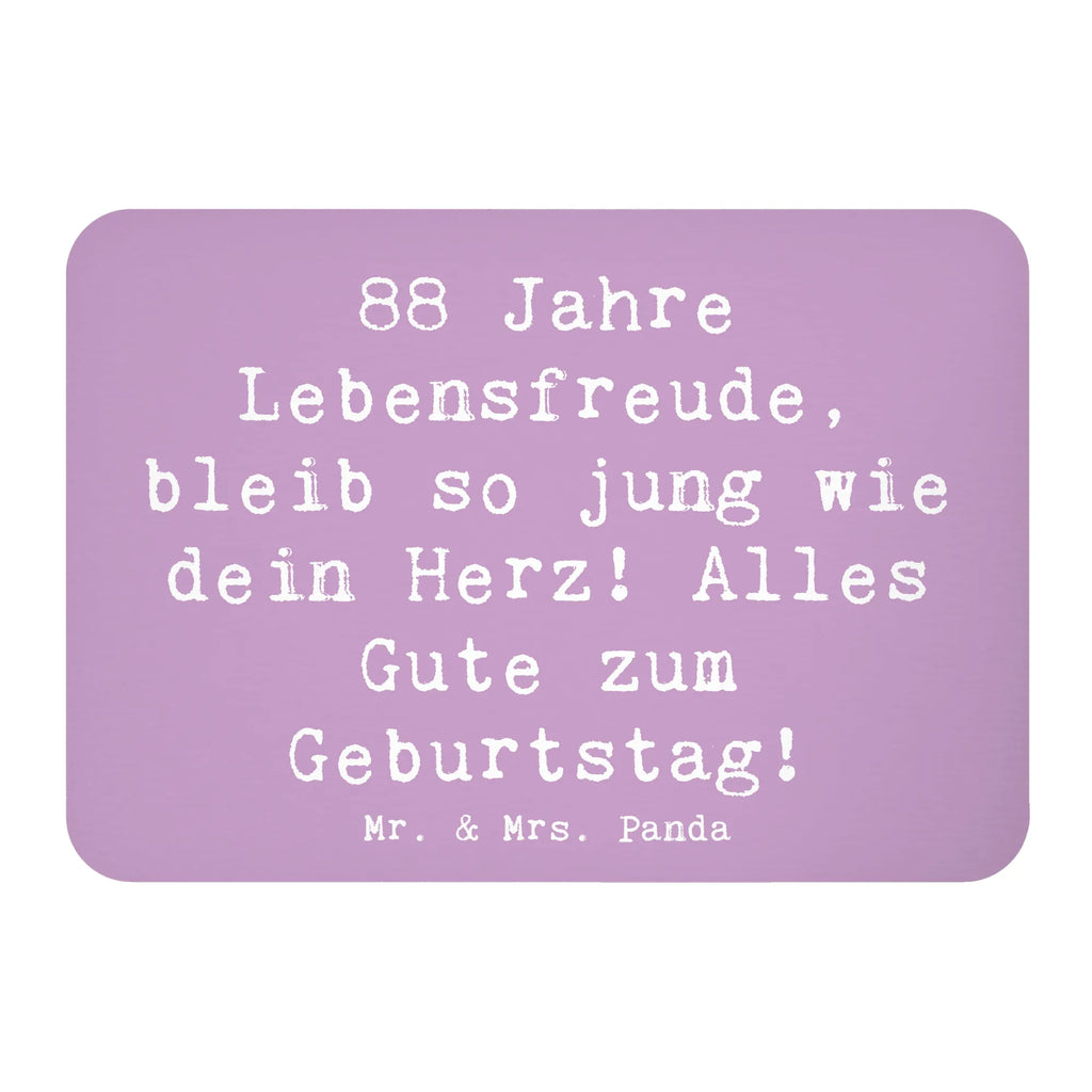 Magnet Spruch 88. Geburtstag Jubel Pinnwandmagnet, Notiz Magnet, Souvenir Magnet, Dekomagnet, Motivmagnete, Kühlschrankmagnet, Whiteboard Magnet, Kühlschrank Dekoration, Geburtstag, Geburtstagsgeschenk, Geschenk