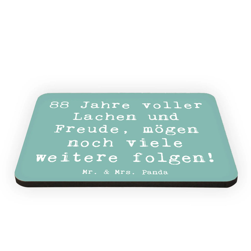 Magnet Saying 88 Jahre voller Lachen und Freude, mögen noch viele weitere folgen! Notiz Magnet, Dekomagnet, Pinnwandmagnet, Whiteboard Magnet, Kühlschrankmagnet, Motivmagnete, Souvenir Magnet, Kühlschrank Dekoration, Geburtstag, Geburtstagsgeschenk, Geschenk